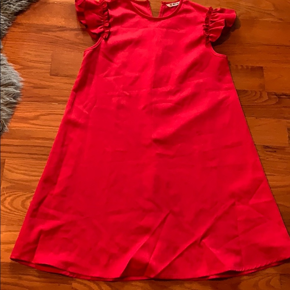 red dress